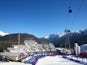 General view of spectators attending the Women's Slopestyle Qualification during the Sochi 2014 Winter Olympics at Rosa Khutor Extreme Park on February 6, 2014