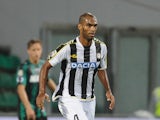 Gomes Pereira Naldo # 4 of Udinese Calcio in action during the Serie A match between US Sassuolo Calcio and Udinese Calcio on October 30, 2013