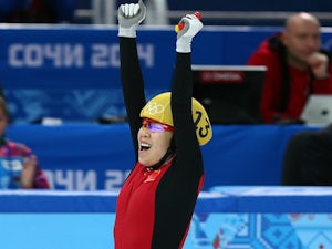 China wins short track 1500m gold