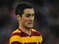 Carl McHugh of Bradford City puts Nathan Dyer of Swansea City under pressure during the Capital One Cup Final match on February 24, 2013