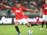 Davide Petrucci of Manchester United in action during the MTN Football Invitational match between Amazulu and Manchester United at Moses Mabhida Stadium on July 18, 2012