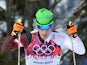 Austria's Johannes Duerr competes during the Men's Cross-Country Skiing 15km + 15km Skiathlon at the Laura Cross-Country Ski and Biathlon Center during the Sochi Winter Olympics on February 9, 2014