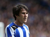 Kieran Lee of Sheffield Wednesday in action during the npower Championship match between Sheffield Wednesday and Middlesbrough at Hillsborough Stadium on May 4, 2013