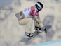 US Lindsey Jacobellis competes in the Women's Snowboard Cross seeding runs at the Rosa Khutor Extreme Park during the Sochi Winter Olympics on February 16, 2014