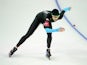 Maria Lamb of the United States competes during the Women's 5000m Speed Skating event on day twelve of the Sochi 2014 Winter Olympics at Adler Arena Skating Center on February 19, 2014