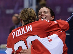 Canada premier celebrates ice hockey win
