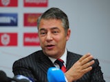 Cardiff City chairman Mehmet Dalman speaks to the press during the unveiling of new manager Ole Gunnar Solskjaer at Cardiff City Stadium on January 2, 2014