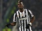 Juventus' Paul Pogba celebrates after scoring his team's second goal against Trabzonspor during their Europa League match on February 20, 2014