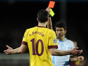 English clubs' Champions League red cards