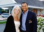 Tiger Woods and Elin Nordegren pose before the 2006 Ryder Cup on September 19, 2006.