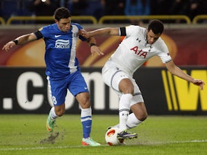Spurs being held by Dnipro at the interval