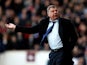West Ham manager Sam Allardyce reacts during the Barclays Premier League match between West Ham and Southampton at Boleyn Ground on February 22, 2014