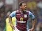 Leandro Bacuna of Aston Villa celebrates scoring their third goal during the Barclays Premier League match between Aston Villa and Norwich City at Villa Park on March 2, 2014