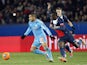 Marseille's French forward Dimitri Payet (L) vies with Paris' French midfielder Blaise Matuidi during the French L1 football match on March 2, 2014