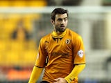 Jack Price of Wolves runs with the ball during the FA Cup First Round Replay match between Wolverhampton Wanderers and Oldham Athletic at Molineux on November 19, 2013