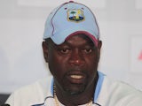 West Indies cricket coach Ottis Gibson speaks during a press conference at the Sher-e-Bangla National Cricket Stadium in Dhaka on November 7, 2012