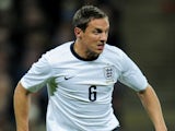 Phil Jagielka of England in action during the international friendly match between England and Germany at Wembley Stadium on November 19, 2013