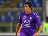Stefan Savic of ACF Fiorentina in action during the Serie A match between SS Lazio and ACF Fiorentina at Stadio Olimpico on October 6, 2013 