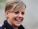 Susie Wolff of Williams is seen before the Belgian Grand Prix at Circuit de Spa-Francorchamps on August 25, 2013