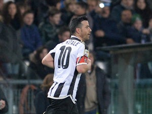 Team News: Di Natale on the bench for Udinese