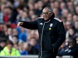 Felix Magath manager of Fulham during the Barclays Premier League match between Cardiff City and Fulham at Cardiff City Stadium on March 8, 2014