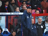 Tony Pulis manager of Crystal Palace looks despondent during the Barclays Premier League match between Crystal Palace and Southampton at Selhurst Park on March 8, 2014