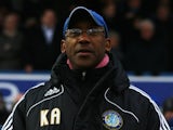 Keith Alexander stands on the touchline during Macclesfield vs. Everton on January 03, 2009.