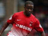 Kevin Lisbie of Leyton Orient attacks during the Sky Bet League One match between Leyton Orient and MK Dons at The Matchroom Stadium on October 12, 2013