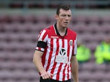 Sheffield United's Neill Collins in action against Coventry during their League One match on October 10, 2013