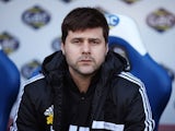 Southampton manager Mauricio Pochettino looks on during the Barclays Premier League match between Crystal Palace and Southampton at Selhurst Park on March 08, 2014