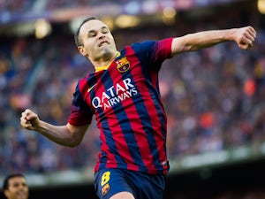 Iniesta to make 500th Barca appearance