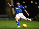 Chesterfield's Gary Roberts in action against Fleetwood Town during the Johnstone's Paint Northern Area Final Second Leg match on February 18, 2014