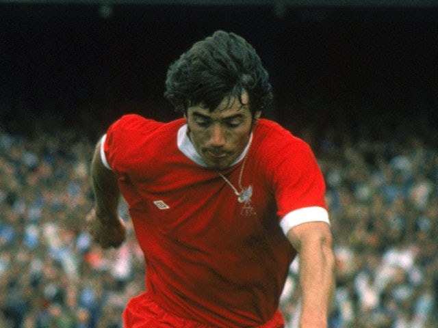 Kevin Keegan in action for Liverpool on August 15, 1975.