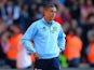 A dejected Chris Hughton manager of Norwich City looks on during the Barclays Premier League match between Southampton and Norwich City at St Mary's Stadium on March 15, 2014