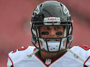 Patrick DiMarco #42 of the Atlanta Falcons in action against the Tampa Bay Buccaneers on November 17, 2013