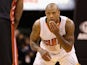 P.J. Tucker #17 of the Phoenix Suns during the NBA game against the Miami Heat at US Airways Center on February 11, 2014