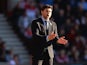 Manager Mauricio Pochettino of Southampton on the touchline during the Barclays Premier League match between Southampton and Norwich City at St Mary's Stadium on March 15, 2014