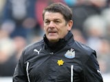 Newcastle United assistant manager John Carver during the Barclays Premier League match between Newcastle United and Crystal Palace on March 22, 2014