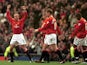 Mikael Silvestre celebrates scoring for Manchester United against Leicester City on March 17, 2001.
