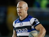 Peter Stringer of Bath, making his 100th European appearance, in action during the Amlin Challenge Cup match against Rugby Mogliano on March 18, 2014