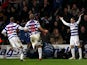 Jamie Mackie of QPR celebrates scoring the winning goal during the Barclays Premier League match between Queens Park Rangers and Liverpool at Loftus Road on March 21, 2012