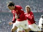 Ruud van Nistelrooy, then of Manchester United, celebrates scoring against Fulham on March 22, 2003.