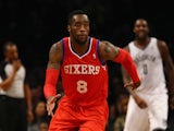 Tony Wroten #8 of the Philadelphia 76ers in action against the Brooklyn Nets during their game on December 16, 2013