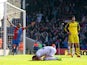 A dejected John Terry of Chelsea reacts after opening the scoring with an own goal during the Barclays Premier League match between Crystal Palace and Chelsea at Selhurst Park on March 29, 2014