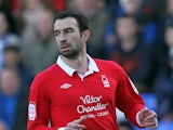 Danny Higginbotham in action for Nottingham Forest on February 25, 2012.
