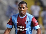 Florent Malouda of Trabzonspor AS in action during the UEFA Europa Leaque group stage match between Apollon Limassol FC and Trabzonspor AS held on September 19, 2013