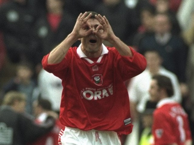 Jovo Bosancic of Barnsley during the FA Carling Premiership match against Liverpool at Oakwell on March 28, 1998
