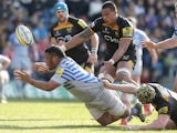 Mako Vinupola of Saracens in action during the Aviva Premiership match between London Wasps and Saracens at Adams Park on March 29, 2014