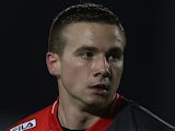 Michael Drennan of Carlisle United in action during the Sky Bet League One match between Coventry City and Carlisle United at Sixfields Stadium on February 18, 2014