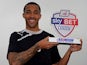 Coventry's Callum Wilson with his League One Player of the Month award on April 3, 2014